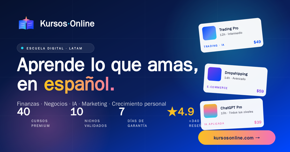 Banner social Kursos Online